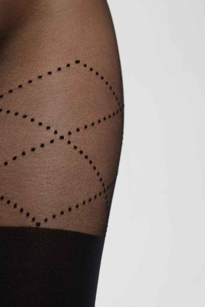 Fantasy Tights Conte Fabia - Stockings Imitation and Lacing