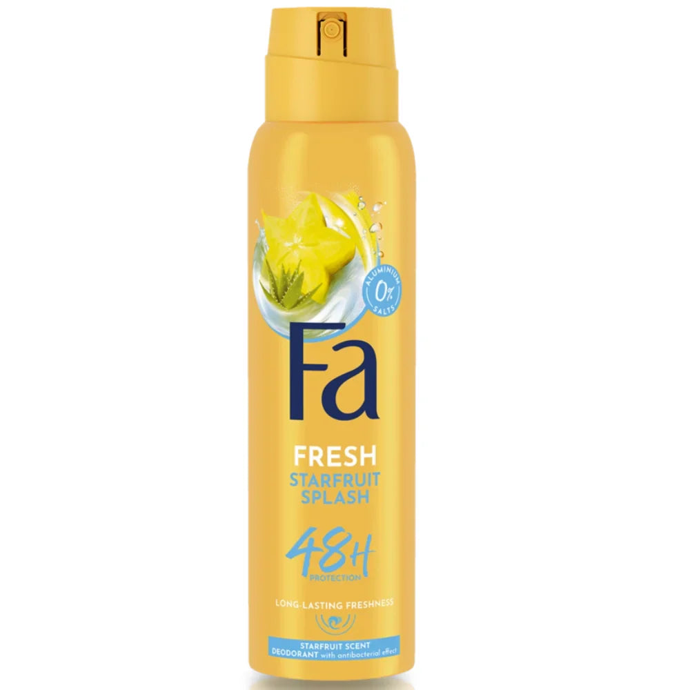 Fa Fresh Starfruit Splash Spray Deodorant 48h 150 ml by Pasteur Pharmacy