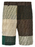 Fendi Men Patchwork Bermuda Shorts by Luosophy