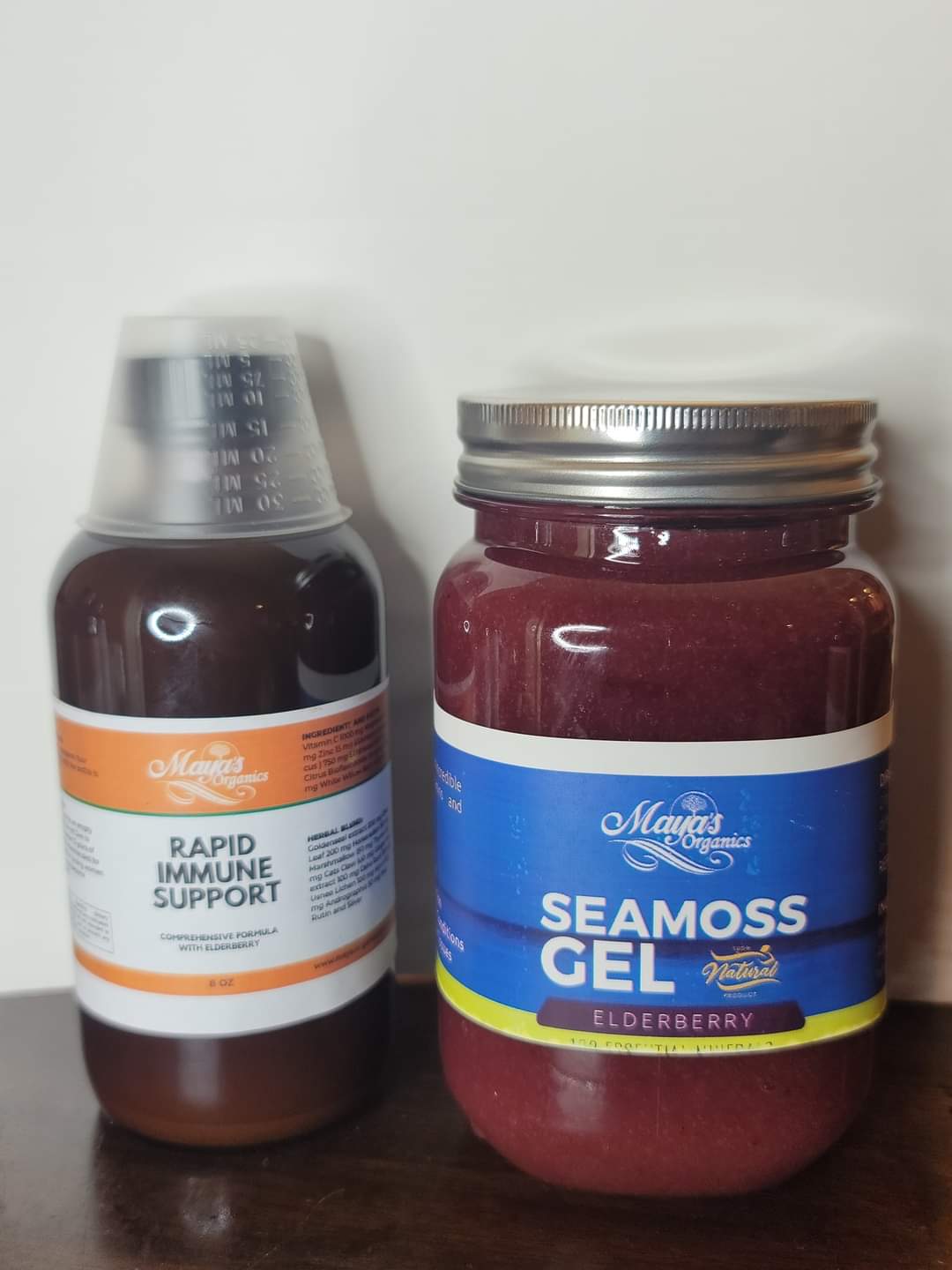 Rapid Immune Support Kit for Adults | Elderberry &amp; Sea Moss Gel – Fast-Acting Immunity Booster by Seamoss depot