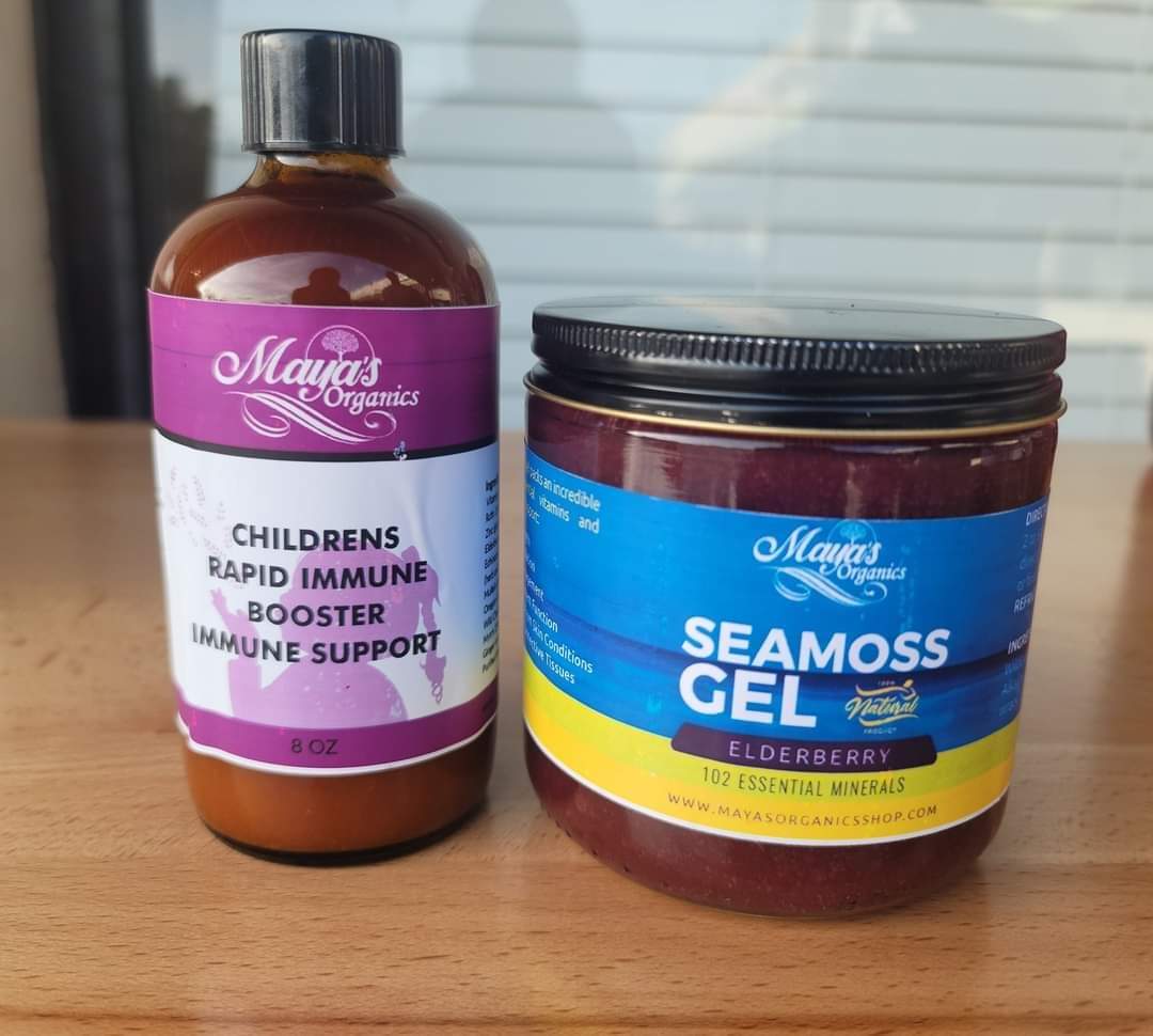 Kids Immune Support Syrup Bundle | Fast-Acting Liquid Immune Booster for Children by Seamoss depot