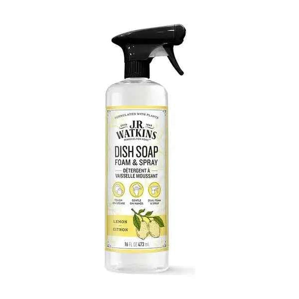 J.R. Watkins Lemon Dish Soap Foam &amp; Spray 16 oz