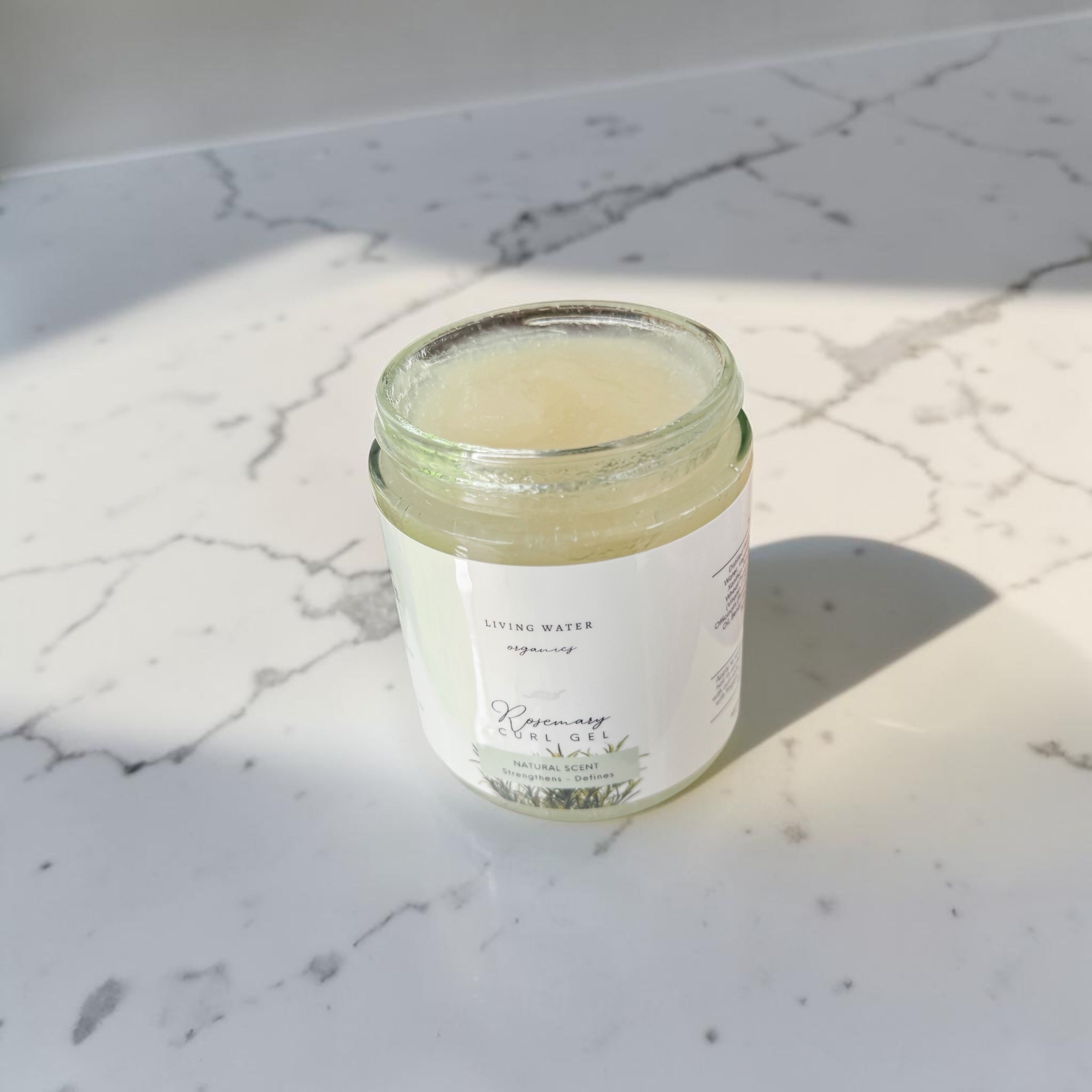 Rosemary Curl Gel (Medium to Strong Hold) by Living Water Organics