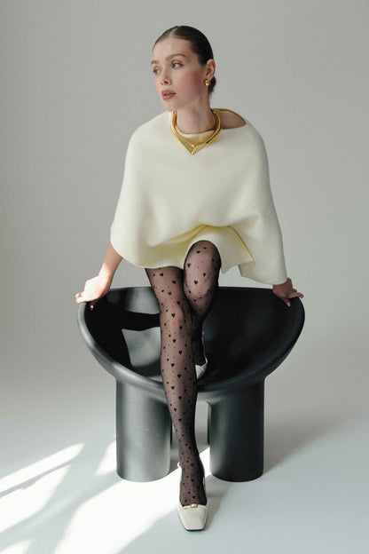 Fantasy Tights Conte Feeling - Hearts and Dots