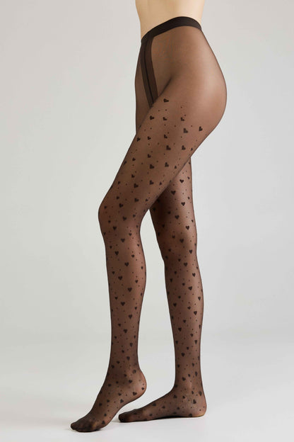Fantasy Tights Conte Feeling - Hearts and Dots