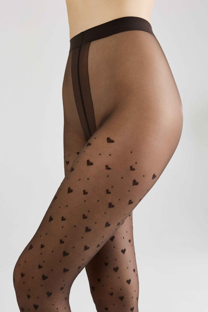 Fantasy Tights Conte Feeling - Hearts and Dots