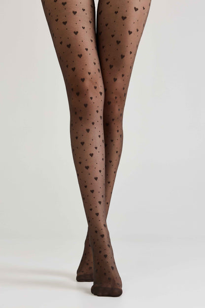 Fantasy Tights Conte Feeling - Hearts and Dots