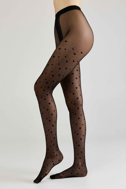Fantasy Tights Conte Feeling - Hearts and Dots