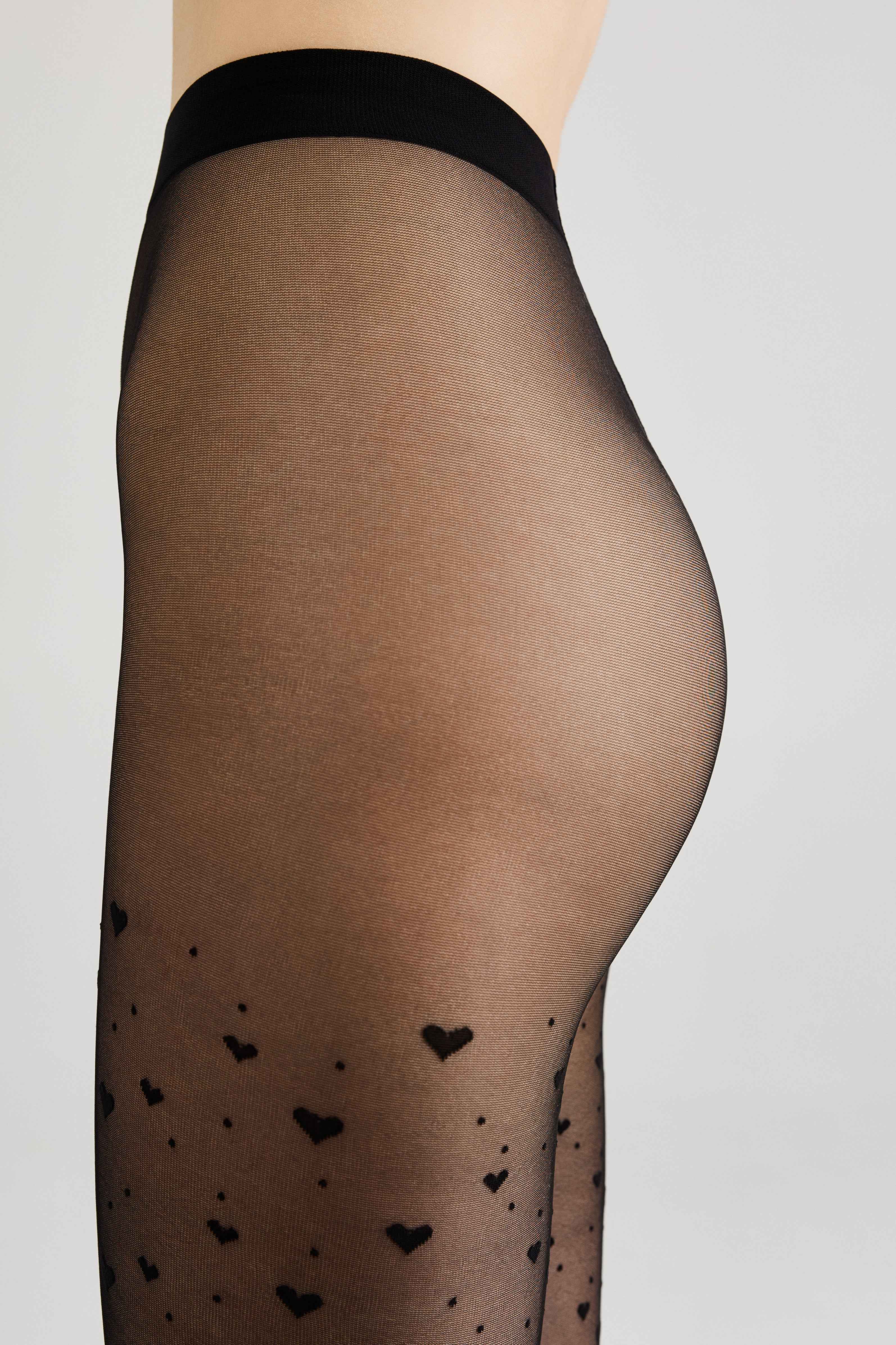 Fantasy Tights Conte Feeling - Hearts and Dots