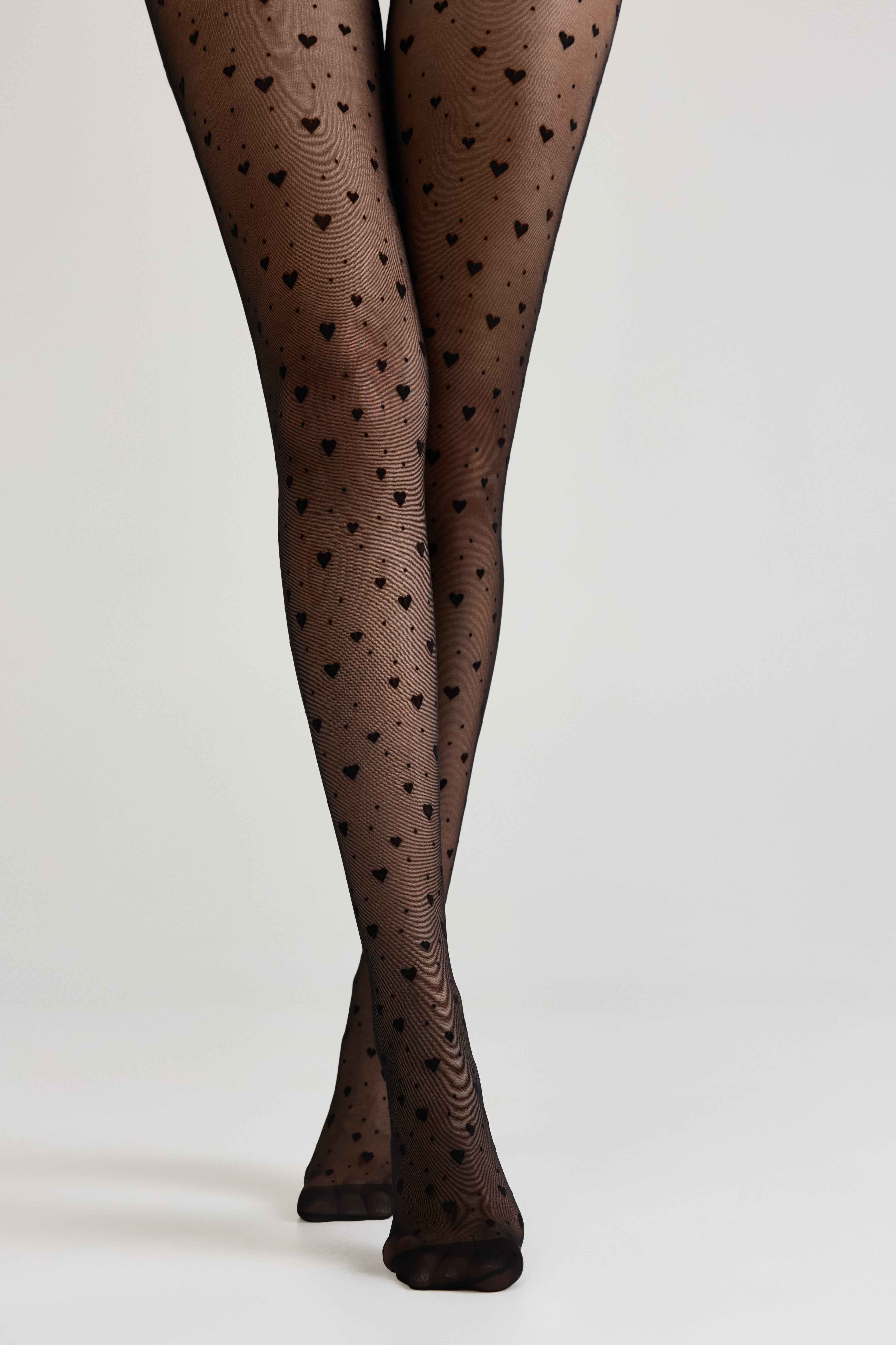 Fantasy Tights Conte Feeling - Hearts and Dots