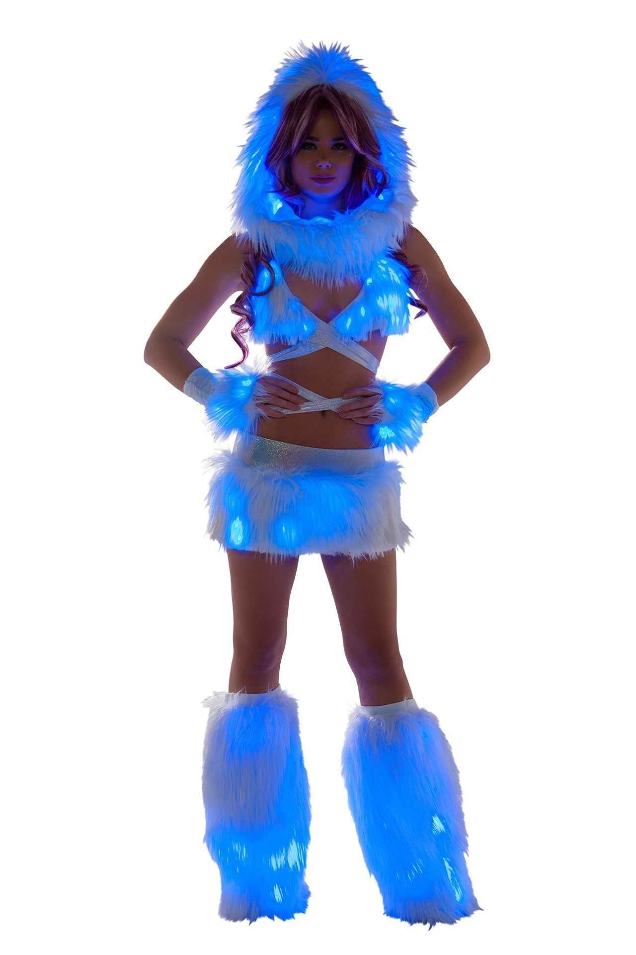 GlowFur Illuminate Light-Up Skirt