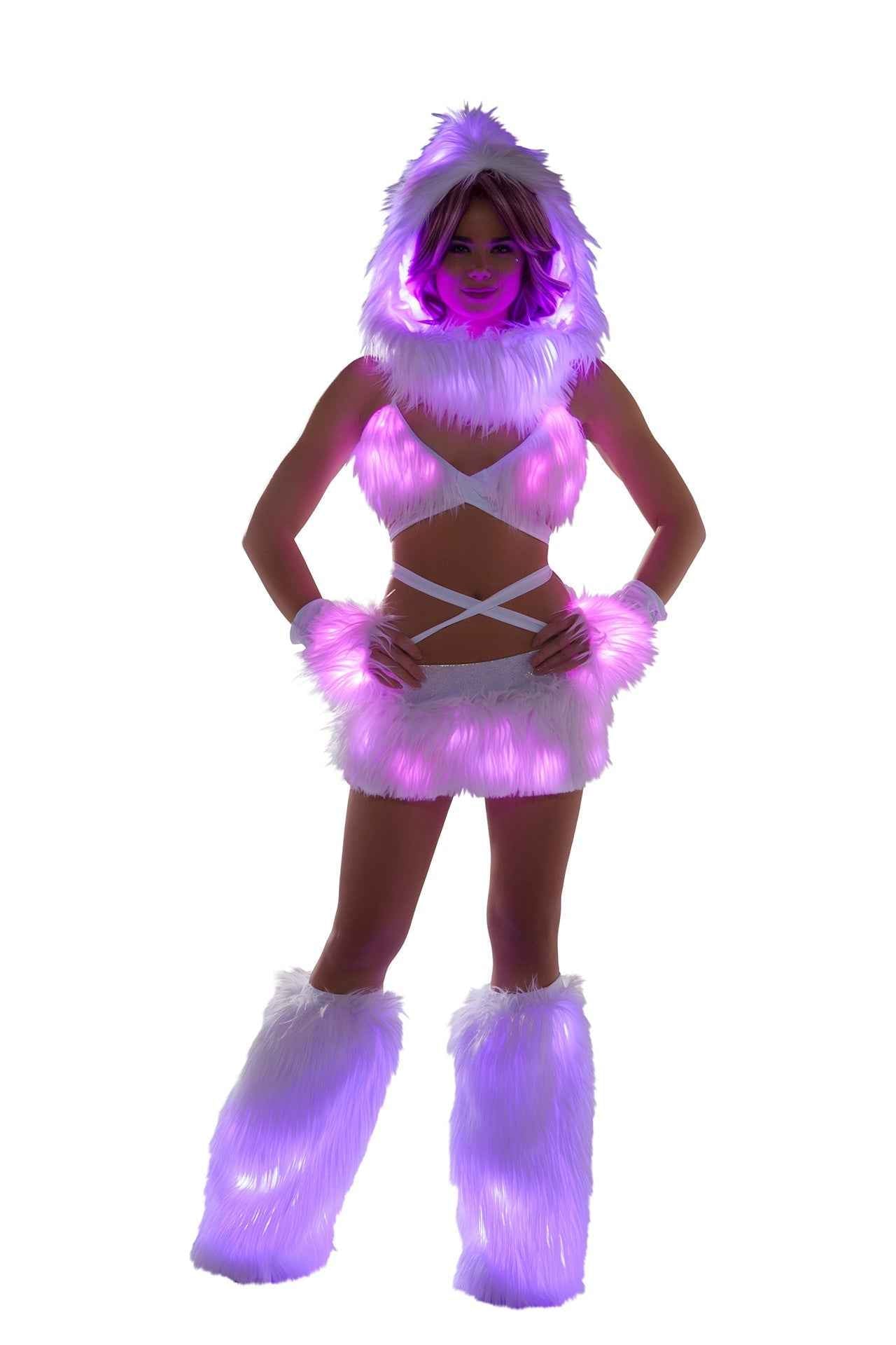 GlowFur Illuminate Light-Up Skirt