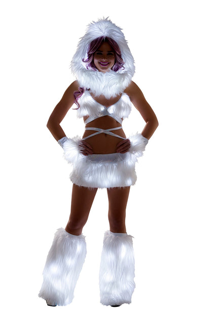 GlowFur Illuminated Light-Up Wrap Top by Rave Fix