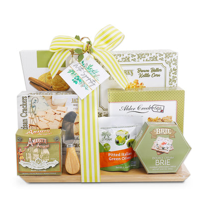 With Sympathy Cutting Board Gift by Alder Creek Gift Baskets
