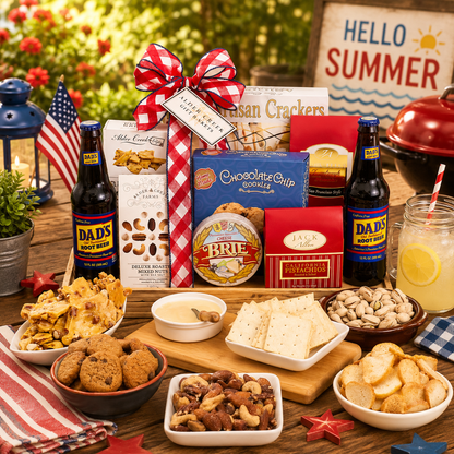 Summer Celebrations Charcuterie Cutting Board Gift Set by Alder Creek Gift Baskets