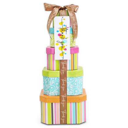 Thank You Treats Gift Tower by Alder Creek Gift Baskets