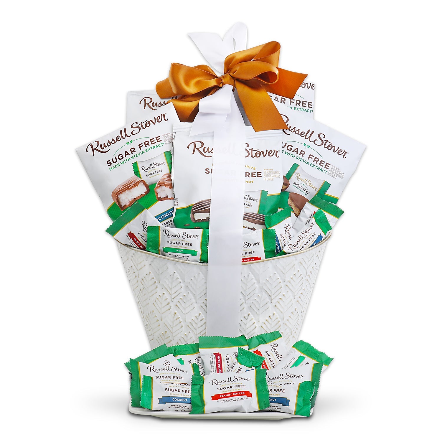 Russell Stover Sugar Free Chocolate Gift Basket by Alder Creek Gift Baskets