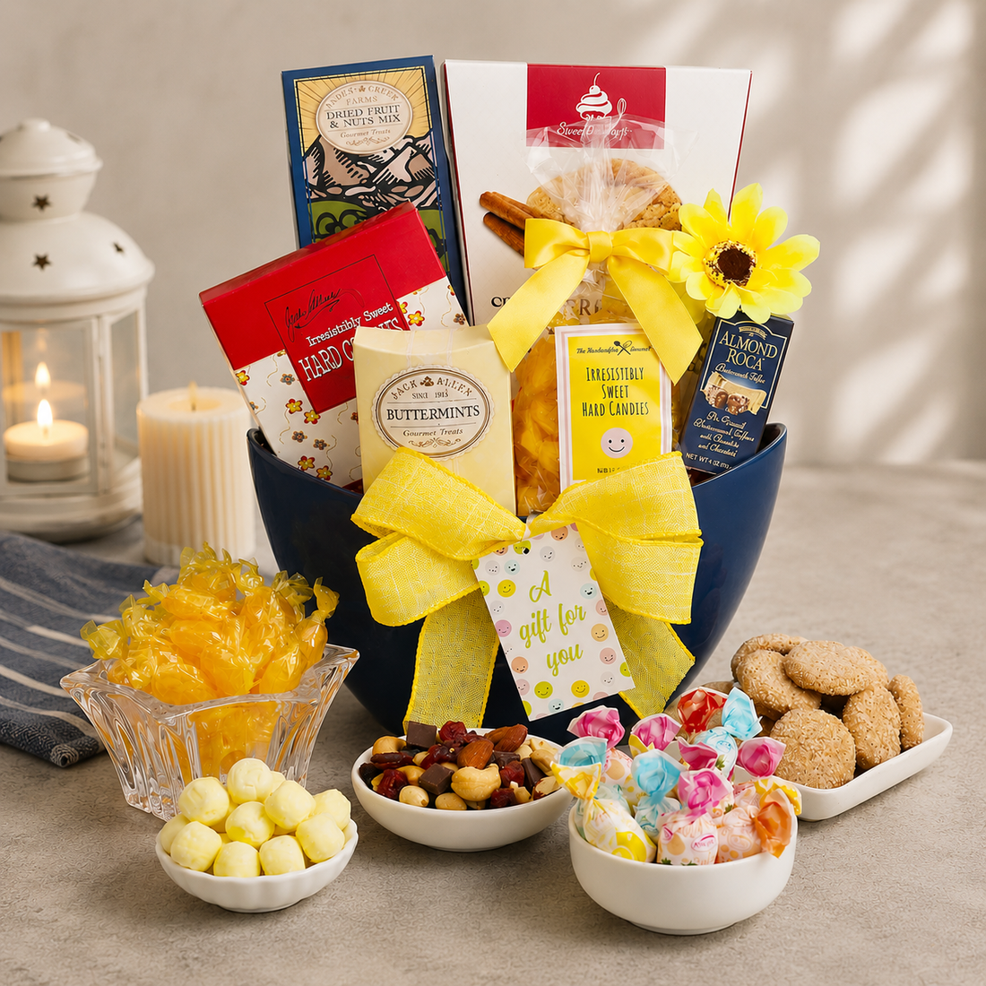 All Smiles Gift Tote by Alder Creek Gift Baskets