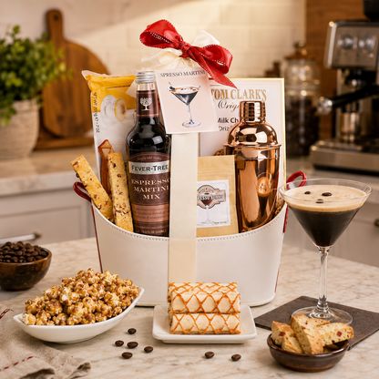 Espresso Martini Gift Basket by Alder Creek Gift Baskets