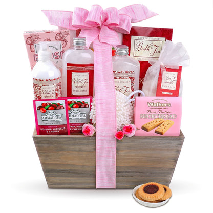Tea &amp; Tranquility Spa Gift Basket by Alder Creek Gift Baskets
