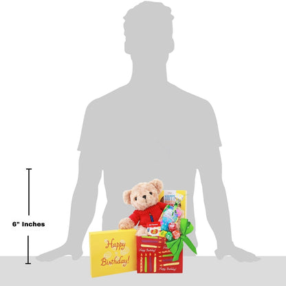 Happy Birthday Celebrations Bear Gift Box by Alder Creek Gift Baskets