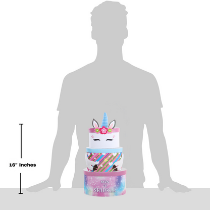 Born to Sparkle Unicorn Gift Tower by Alder Creek Gift Baskets