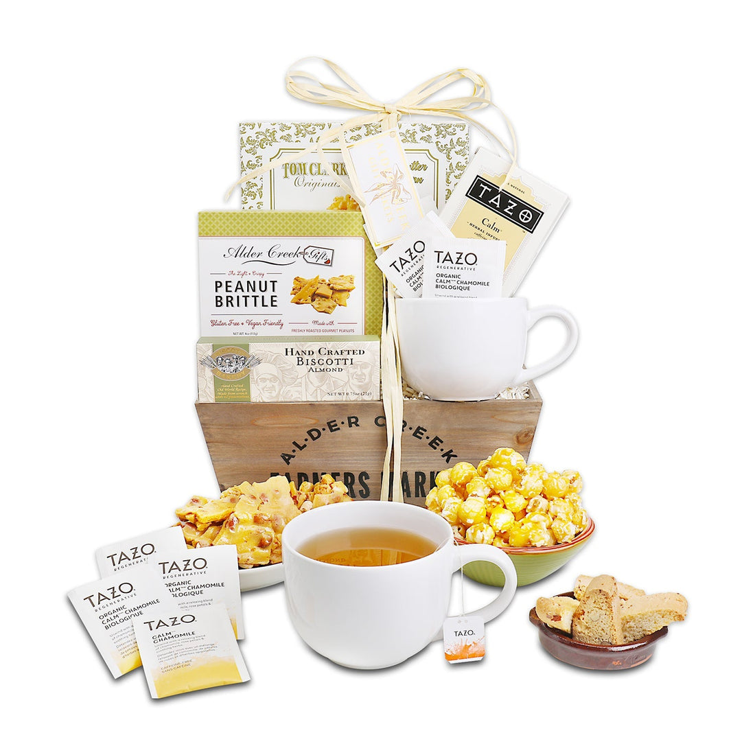 With Sympathy Tea Gift Basket  DestGlow