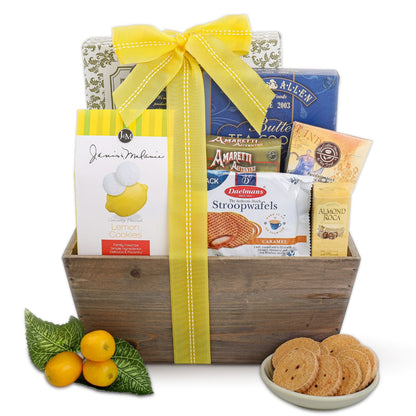 Lemon Breeze Gift Tote by Alder Creek Gift Baskets