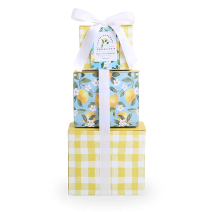 Lemon Twist Gift Tower by Alder Creek Gift Baskets