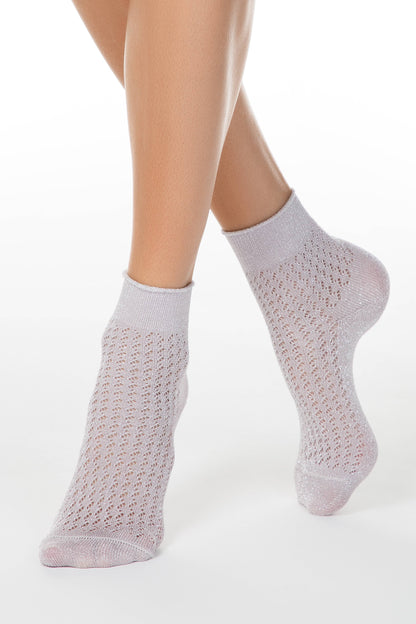Conte Socks Ajour - 180 Made of Viscose With Lurex - DestGlow