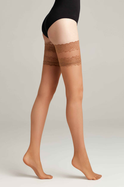 Fantasy Stockings Conte Flame - Silicone Lace Top