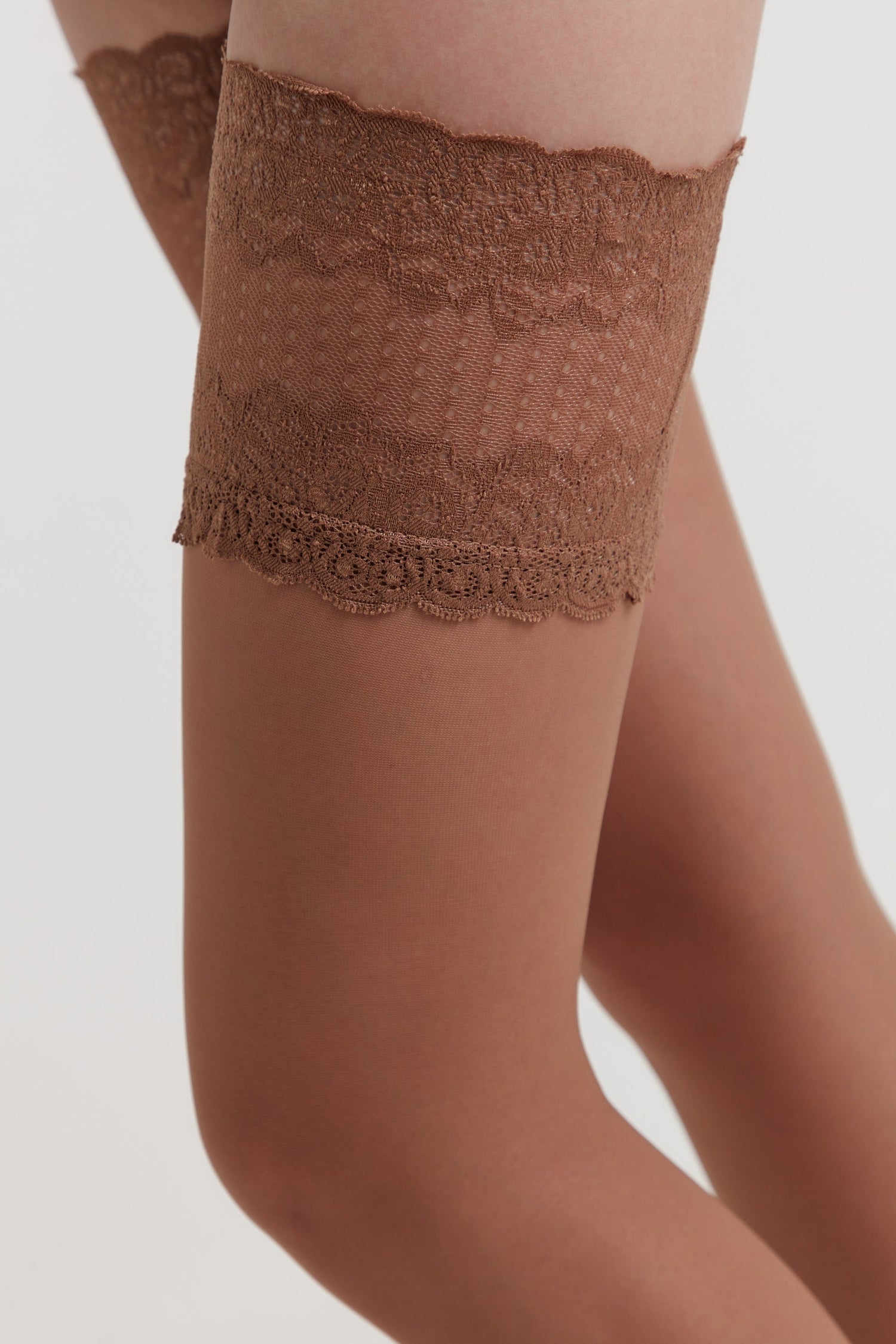 Fantasy Stockings Conte Flame - Silicone Lace Top by TheRanok.com