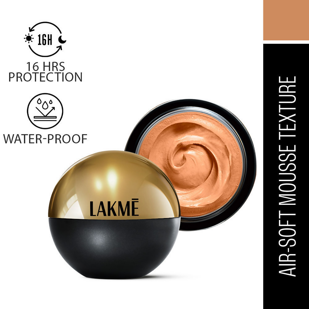 Lakme Xtraordin-Airy Mattereal Mousse Foundation - 03 Golden Sand