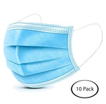 Disposable Protective Face Mask - Pack of 10 - DestGlow