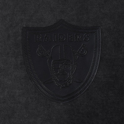 Pro Standard Raiders All-Over Logo Tee - Washed Black by Denim Exchange
