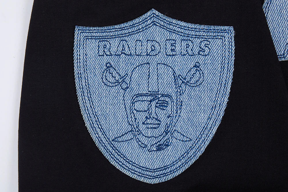 Pro Standard Las Vegas Raiders Varsity Blues Tee - Black by Denim Exchange
