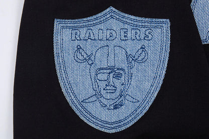 Pro Standard Las Vegas Raiders Varsity Blues Tee - Black by Denim Exchange