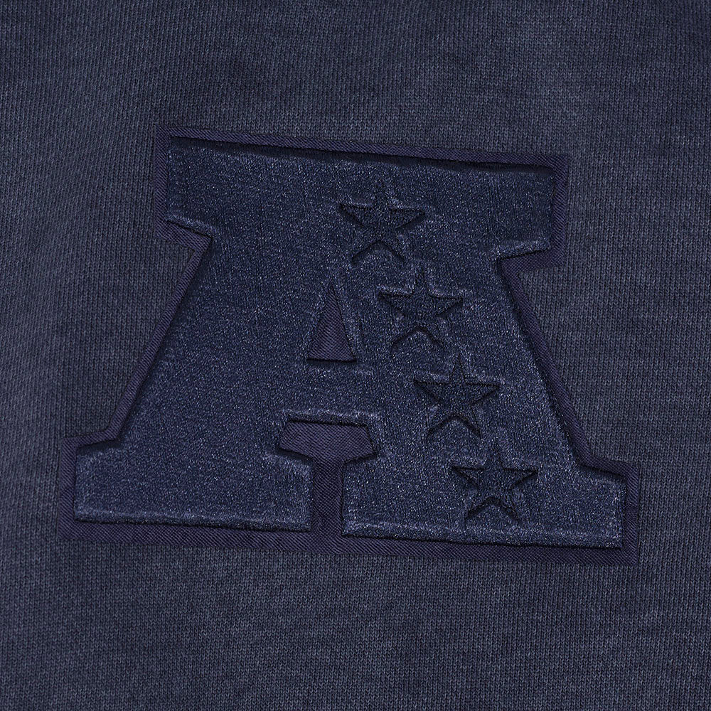 Pro Standard Raiders Washed Enzyme Drop Shoulder Hoodie - Navy by Denim Exchange