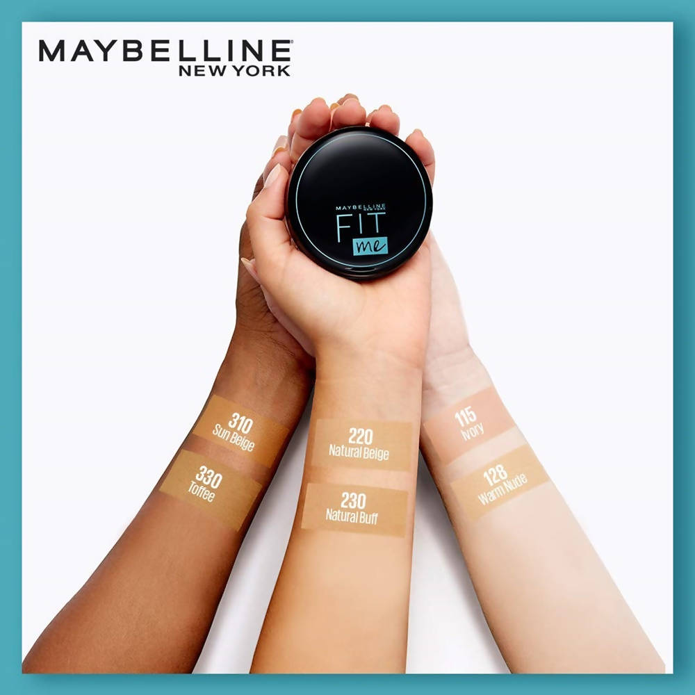 Maybelline New York Fit Me 12Hr Oil Control Compact, 310 Sun Beige (8 Gm)