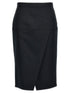 Fendi Women Pinstriped Wool Skirt by Luosophy