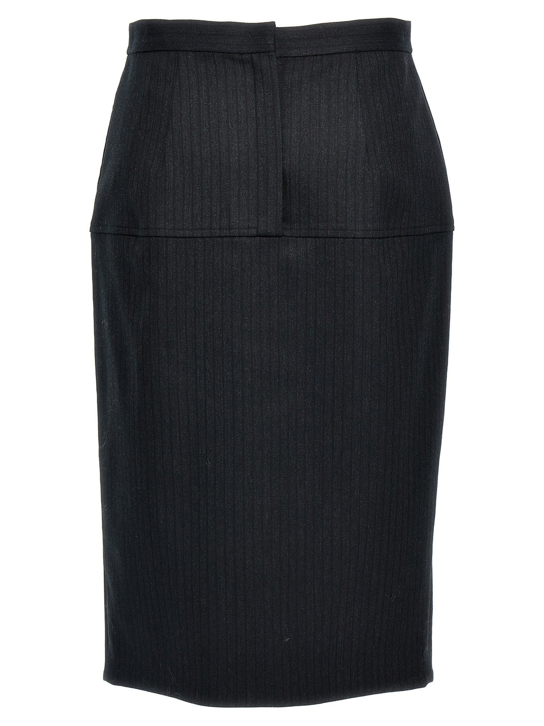 Fendi Women Pinstriped Wool Skirt by Luosophy