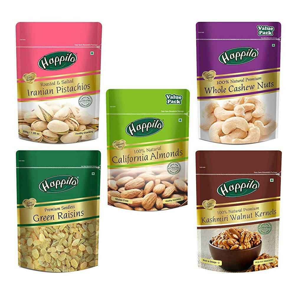 Happilo Premium Healthy Monthly Dry Fruits Combo