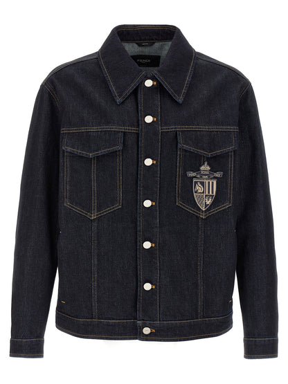 Fendi Men Fendi Crest Jacket by Luosophy