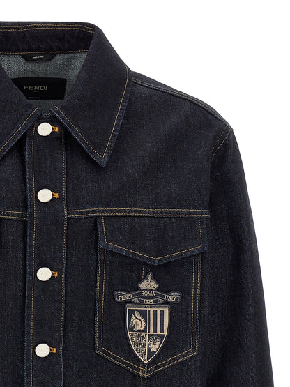 Fendi Men Fendi Crest Jacket by Luosophy