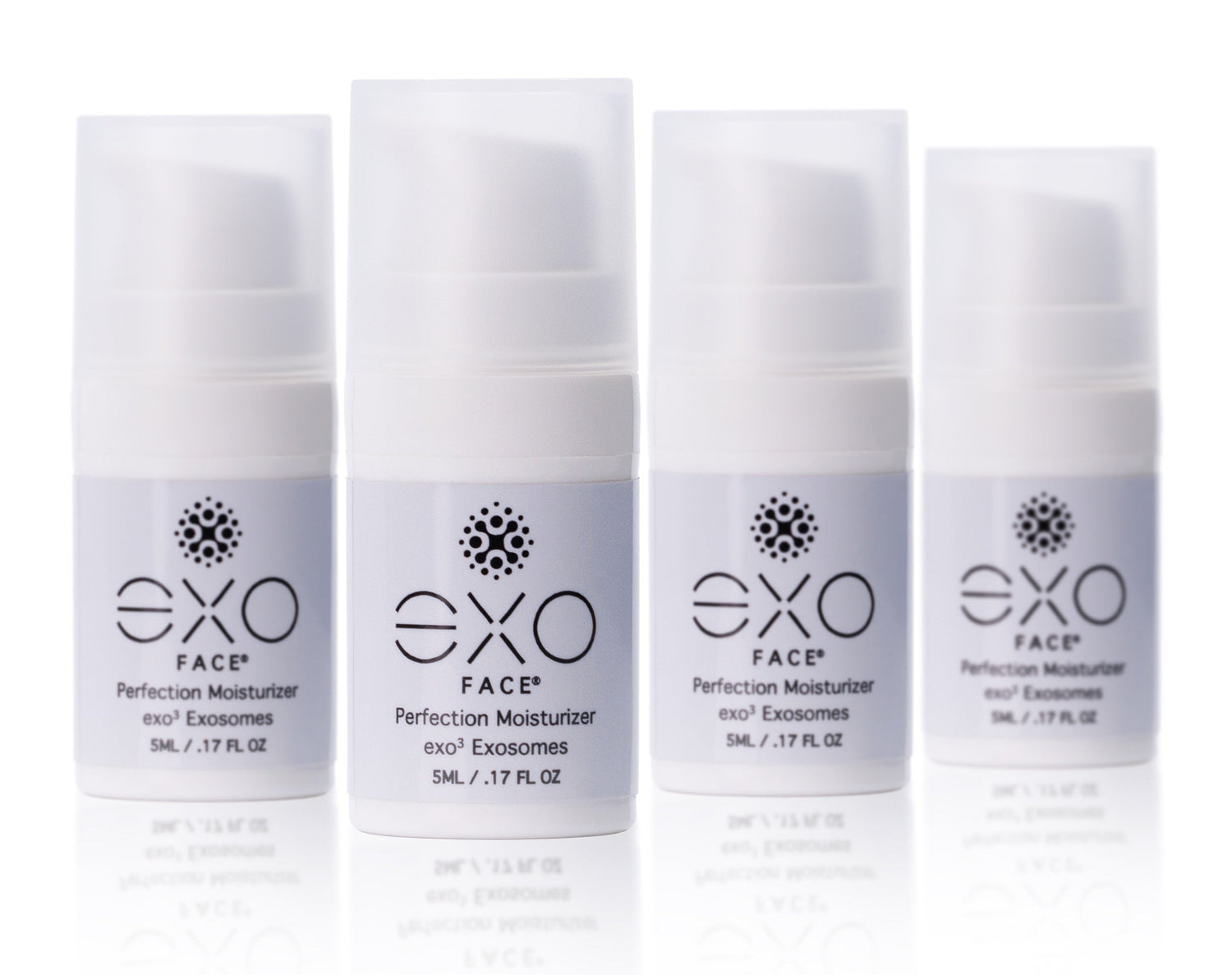EXO FACE® - Perfection Moisturizer - Travel Size, 4 bottles - 5ML / .17 fl oz (x4) by Exoceuticals