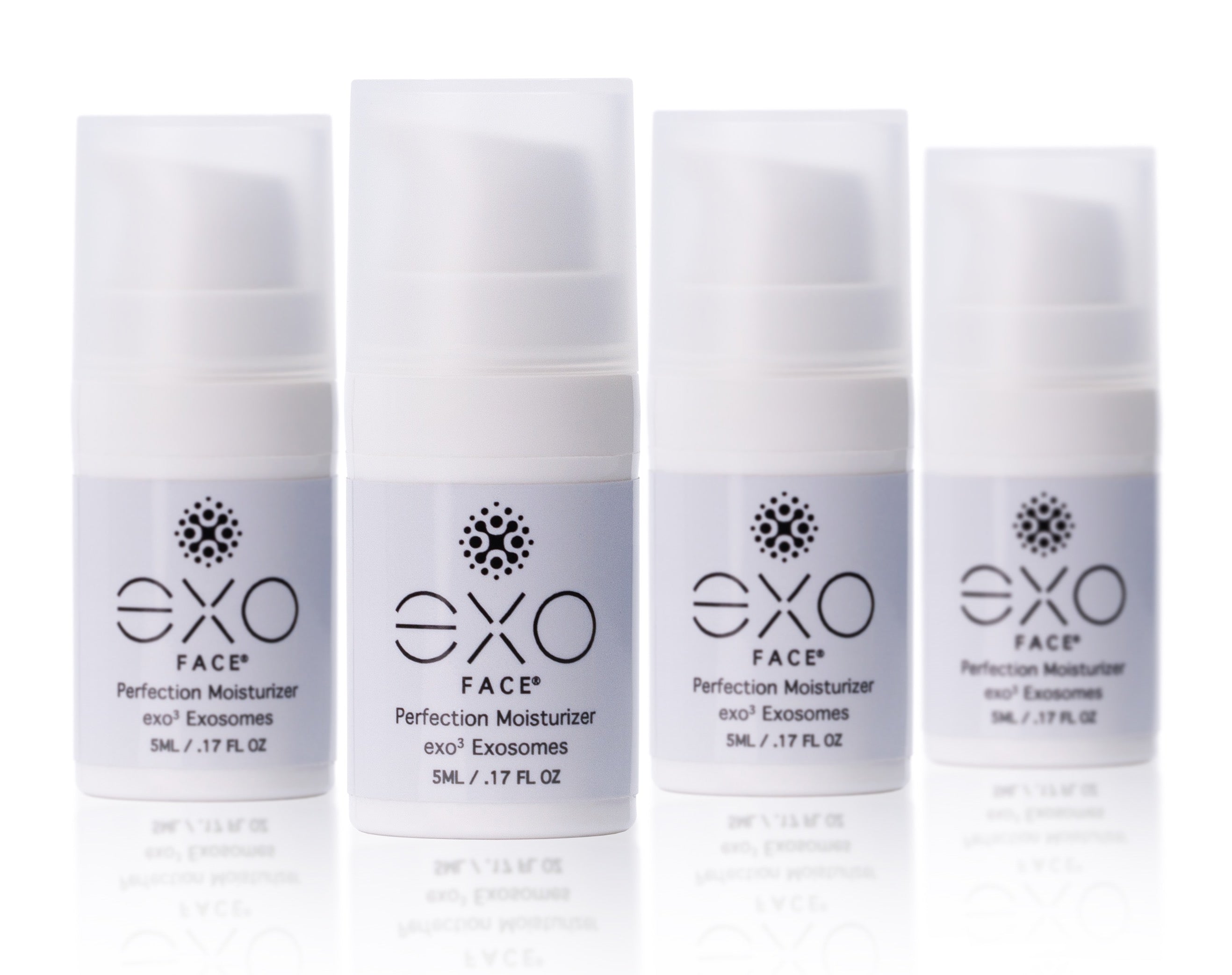 EXO FACE® - Perfection Moisturizer - Travel Size, 4 bottles - 5ML / .17 fl oz (x4) by Exoceuticals