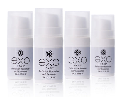 EXO FACE® - Perfection Moisturizer - Travel Size, 4 bottles - 5ML / .17 fl oz (x4) by Exoceuticals