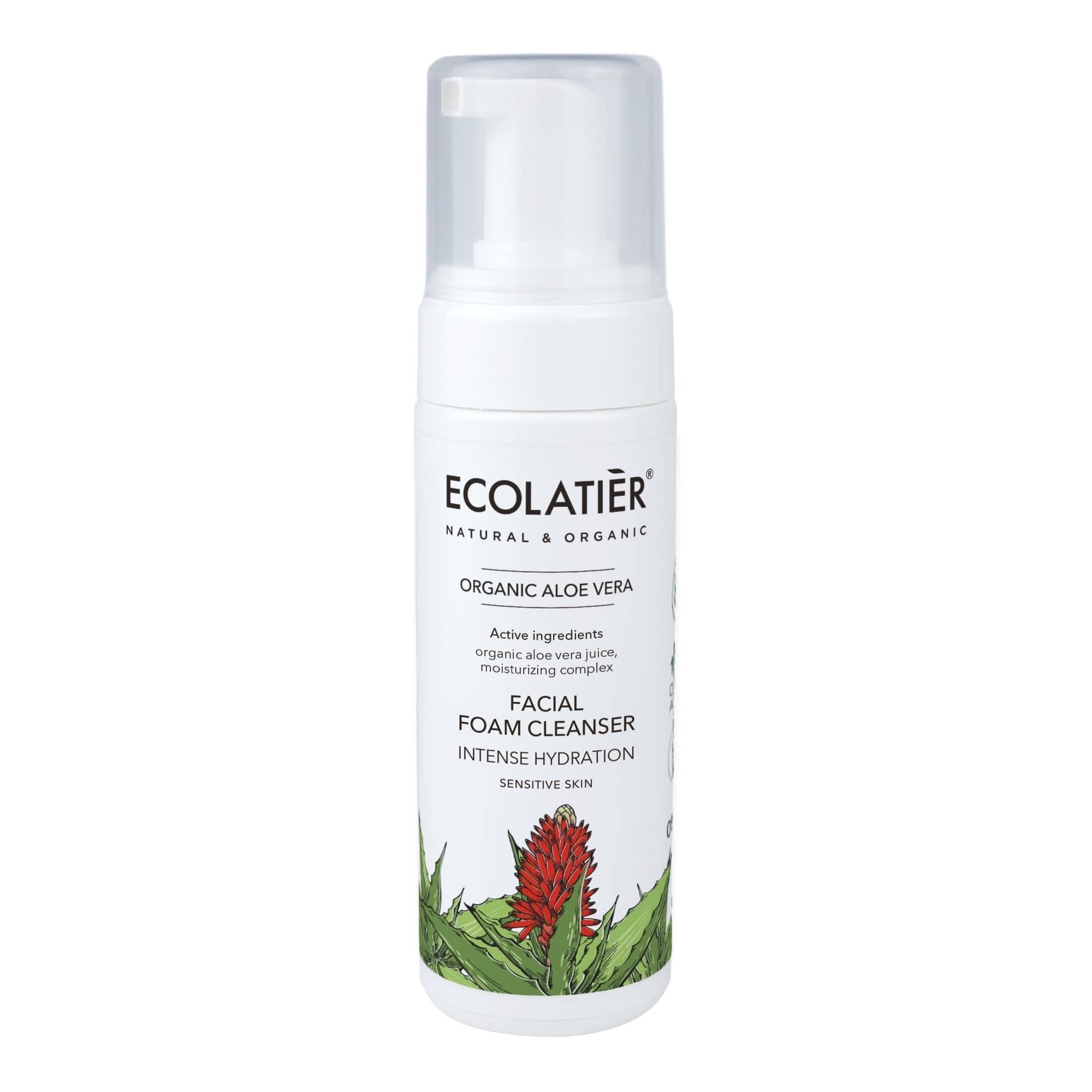 x-Facial Foam Cleanser Intense Hydration Organic Aloe Vera by Damask Rose