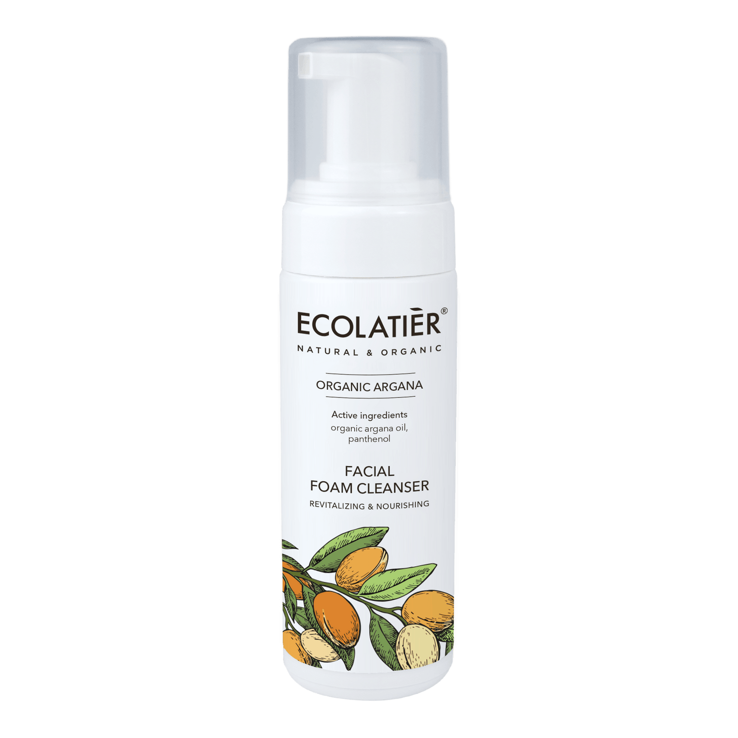 x-Facial Foam Cleanser Revitalizing &amp; Nourishing Organic Argana by Damask Rose