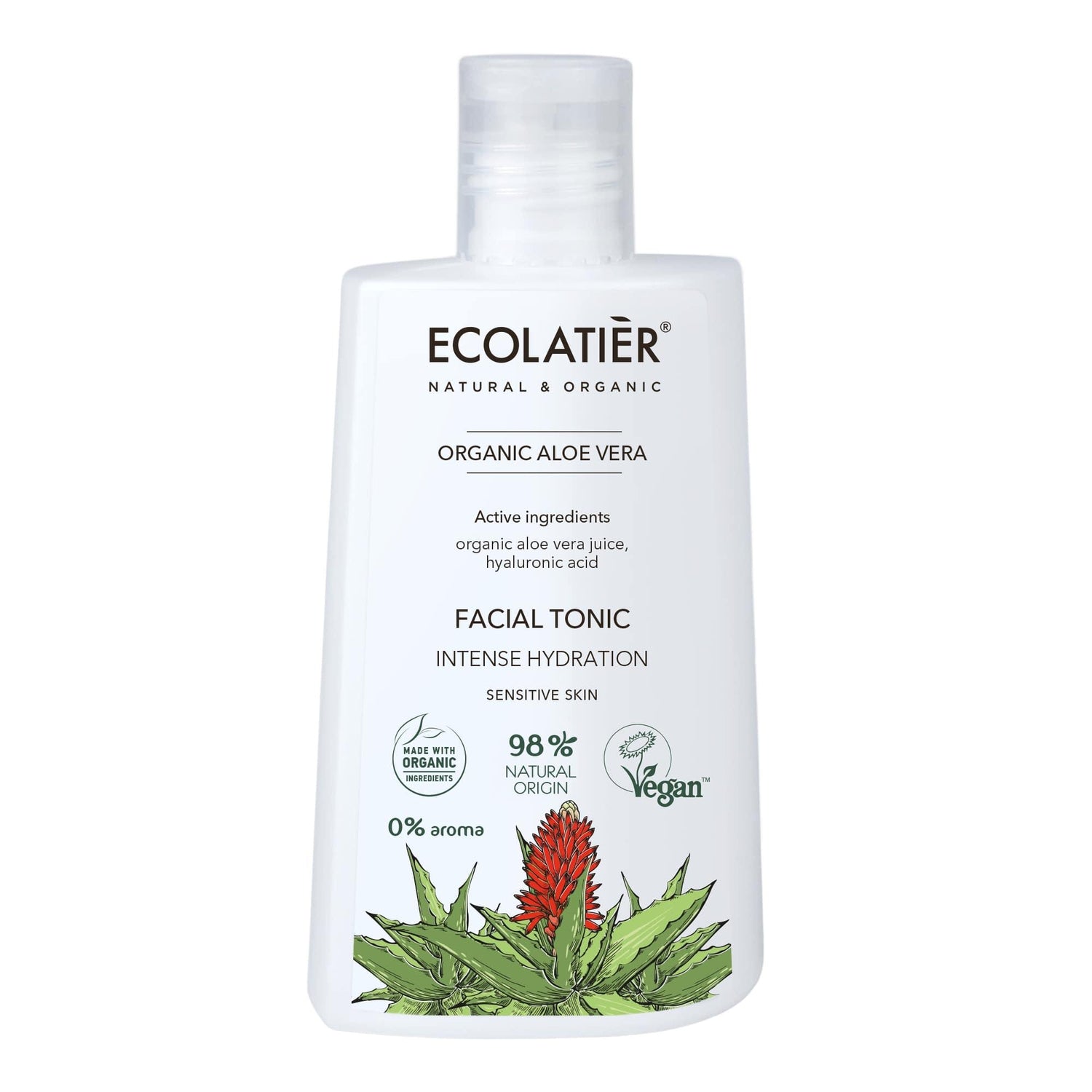 x-Facial Tonic Intense Hydration Organic Aloe Vera by Damask Rose
